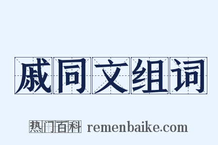 戚同文组词是什么意思的图片